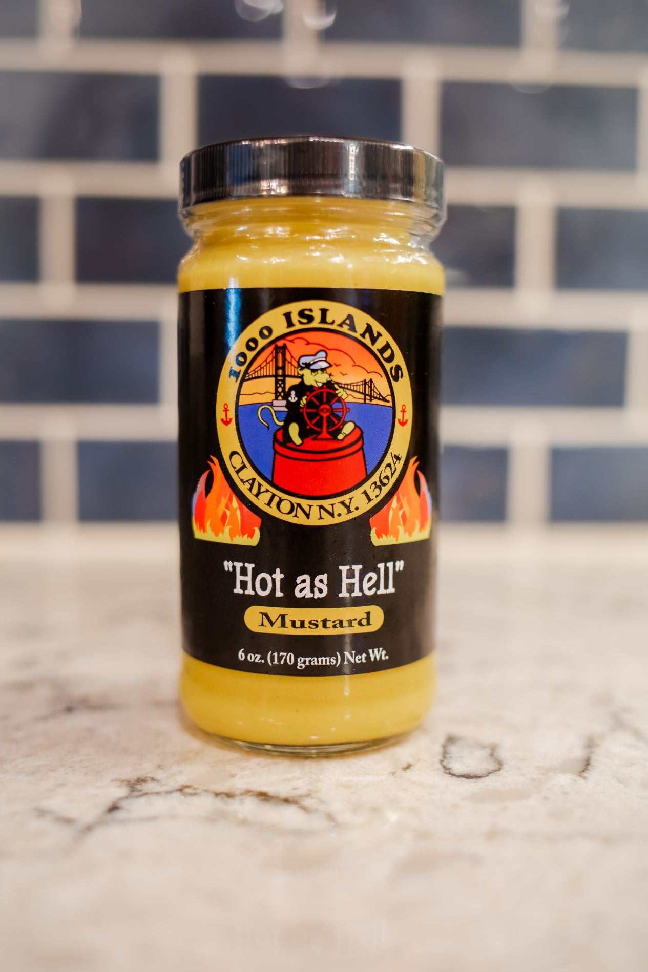 1000 Islands Hot As Hell Mustard – River Rat Cheese